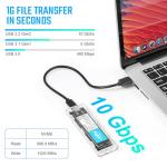 AXFEE Tool-free USB 3.1 NVMe SSD Enclosure