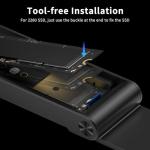 FIDECO M.2 NVMe SSD Enclosure USB Adapter