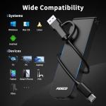FIDECO M.2 NVMe SSD Enclosure USB Adapter