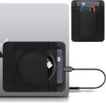 Lacdo Portable Hard Drive Case with Pockets