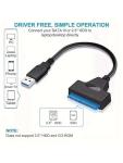 USB 3.0 to SATA Adapter for SSD Data Transfer