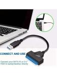 USB 3.0 to SATA Adapter for SSD Data Transfer