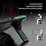 LIANGSTAR RGB Laptop Cooler with 5 Fans