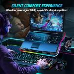 AIMIUZI RGB Laptop Cooling Pad with 15 Fans