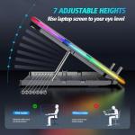 AIMIUZI RGB Laptop Cooling Pad with 15 Fans