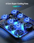 TECKNET Ultra Quiet Cooling Pad with Adjustable Height