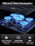 Kootek Laptop Cooling Pad with 5 Quiet Fans