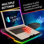 KLIM Tempest Laptop Cooler with Vacuum Fan