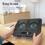 Trust Cyclone Adjustable Laptop Cooling Stand