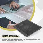 Luwqceu Portable Laptop Cooling Pad with LED Fans