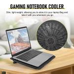 Luwqceu Portable Laptop Cooling Pad with LED Fans