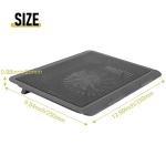 Luwqceu Portable Laptop Cooling Pad with LED Fans