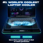 KLIM Turbofrost RGB Cooling Pad for Gaming Laptops