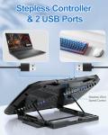 KEYNICE Ergonomic Laptop Cooling Pad with USB Ports