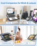 KEYNICE Ergonomic Laptop Cooling Pad with USB Ports
