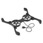 Adjustable Laptop Cooling Pad with Dual USB Fans