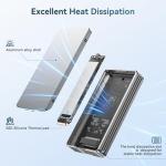 Thunderbolt NVMe Enclosure for M.2 SSDs, 40Gbps