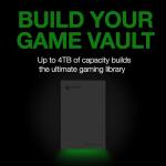 4TB Portable HDD for Xbox - USB 3.2 Gen 1, Black with LED bar