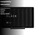 WD_BLACK 8TB D10 Game Drive: Playstation, Xbox, PC & Mac