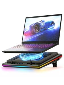 RGB Gaming Laptop Cooling Pad with Turbofan Speed