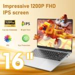 FUNYET 16" Gaming Laptop with 16GB RAM