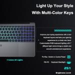 DMDFJY 15.6" Gaming Laptop with RGB Keyboard