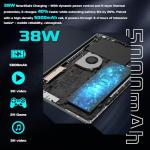 DMDFJY 15.6" Gaming Laptop with RGB Keyboard