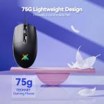TECKNET RGB Gaming Mouse – 8000 DPI, 6 Buttons