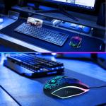 LuLabboard RGB Gaming Mouse with 4 DPI Settings