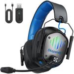 Skapendy Wireless Gaming Headset with Mic and RGB