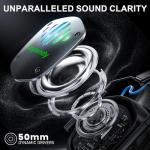 Skapendy Wireless Gaming Headset with Mic and RGB