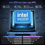 Tivique 2025 16" FHD Gaming Laptop - 12th Gen