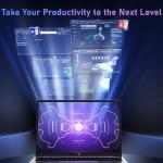 Tivique 2025 16" FHD Gaming Laptop - 12th Gen