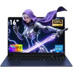 NAIKLULU 16-Inch Gaming Laptop with 16GB RAM