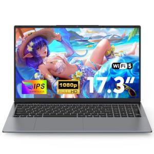 NAIKLULU 17.3" 1TB Gaming Laptop with Webcam
