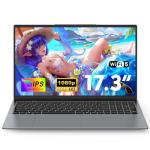 NAIKLULU 17.3" 1TB Gaming Laptop with Webcam