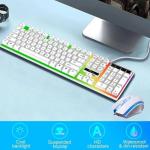 Rainbow LED Wired Gaming Keyboard and Mouse Set