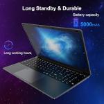 LEEDOW 15.6" Quad-Core Gaming Laptop with Touch ID