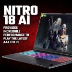 Acer Nitro 18 Gaming Laptop - Ryzen 9, RTX 5070Ti