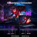 NAIKLULU 16" Budget Gaming Laptop with 16GB RAM