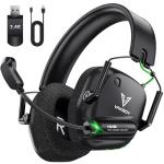 Vakedy Wireless Gaming Headset with Mic and Long Battery