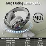 Ozeino Wireless Gaming Headset - 40Hr Battery Life