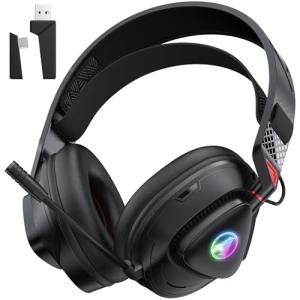 Awinnasey PH3 Wireless Gaming Headset with RGB Light