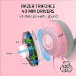 Razer Kraken Kitty V2 RGB Wired Headset, Quartz Pink