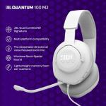 JBL Quantum 100M2 Wired Gaming Headset - White
