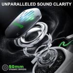 Skapendy Wireless Gaming Headset with Noise Cancelling Mic