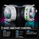 Skapendy Wireless Gaming Headset with Noise Cancelling Mic