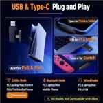 Ozeino Wireless Gaming Headset with 40Hr Battery