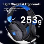 Xuevcn Wired Gaming Headset with Noise Cancelling Mic