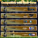 ONITOON Cat Ear Gaming Headset with Microphone